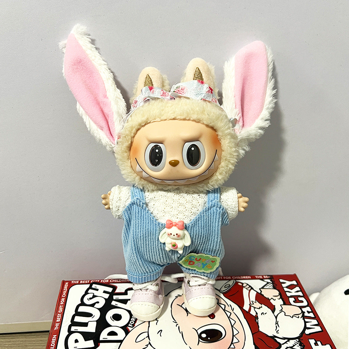 17cm Labubu Doll Clothes Outfit Dress Up Changeable Costume