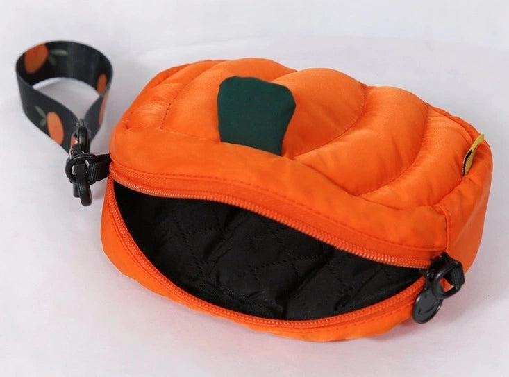 Pumpkin Crossbody Bag – Cute Versatile Mini Shoulder Bag for Fall