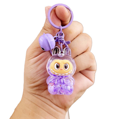 Colorful Bead Lalububu Keychain Creative Gift Accessory