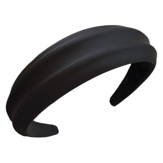 Women Girl's Satin Hairband Knit Headband Hair Accessory