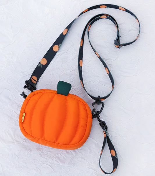 Pumpkin Crossbody Bag – Cute Versatile Mini Shoulder Bag for Fall