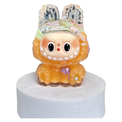 Labubu Oil-Filled Liquid Sand Figure Desk Decor Toy