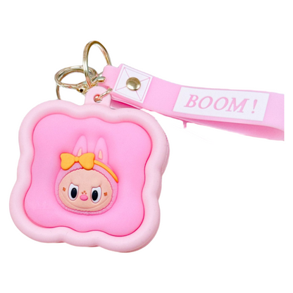 Lalabu Silicone Coin Purse Keychain Cute Gift Accessory & Decorative Keyring