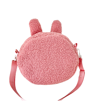 Kids Girls Labubu Soft Plush Crossbody Character Doll Bag