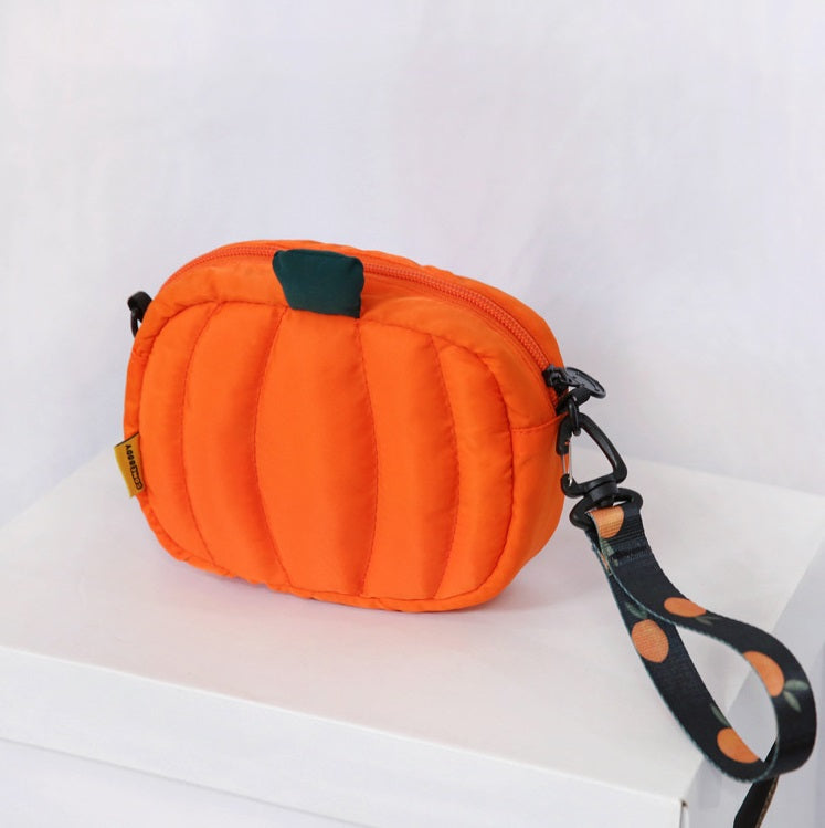 Pumpkin Crossbody Bag – Cute Versatile Mini Shoulder Bag for Fall
