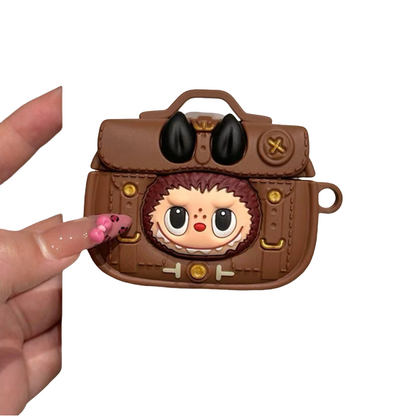 Labubu AirPods Case Cute Bag-Shaped Wireless Earbuds Cover for Apple