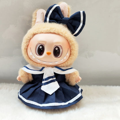 17cm Labubu Dress Up Set Outfit Changeable Costume