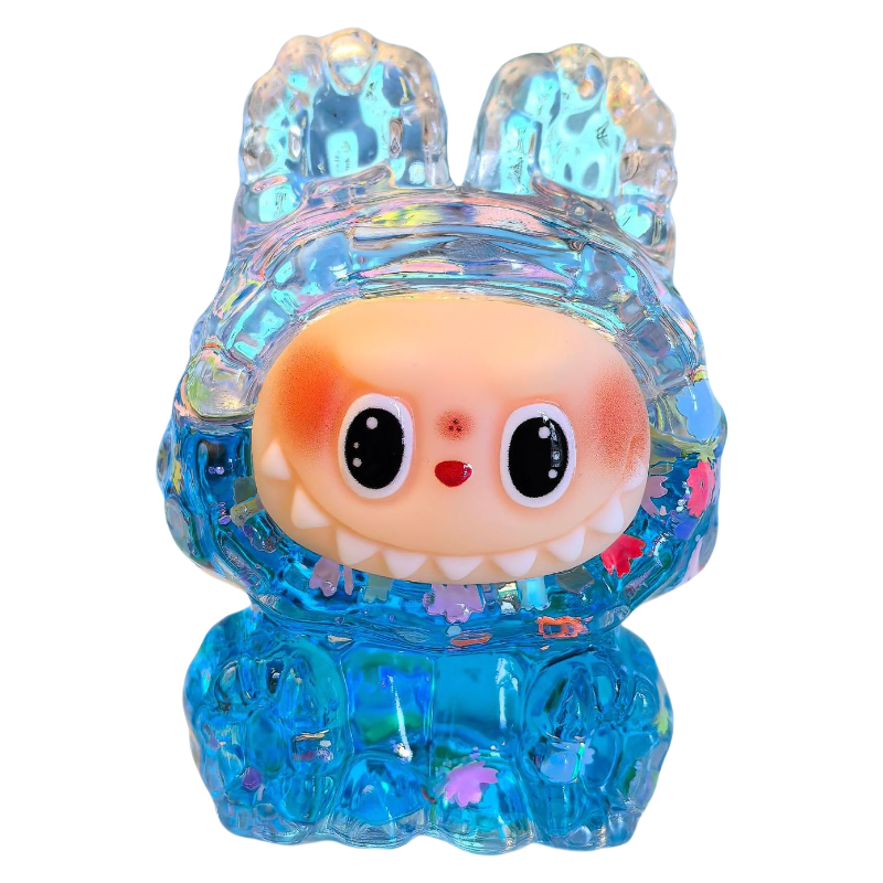 Labubu Oil-Filled Liquid Sand Figure Desk Decor Toy
