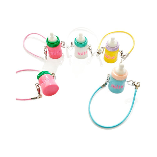 17cm Labubu Detachable Crossbody Baby Bottle Dress-up Dolls