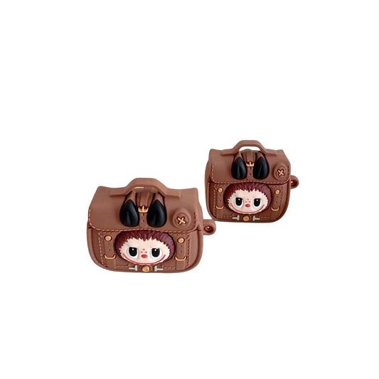 Labubu AirPods Case Cute Bag-Shaped Wireless Earbuds Cover for Apple