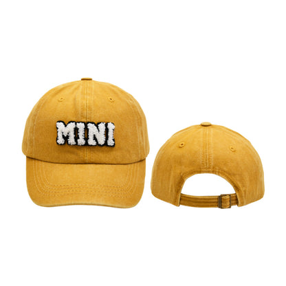 Towel Embroidery MAMA MINI Solid Color Parent Child Cap