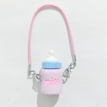 17cm Labubu Detachable Crossbody Baby Bottle Dress-up Dolls