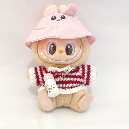17cm Labubu Doll Clothes Outfit Dress Up Changeable Costume