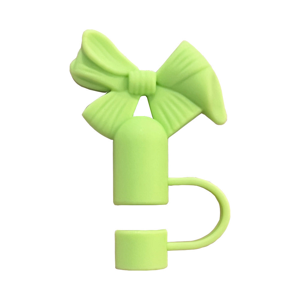 Bow Straw Topper Fits 10mm Large Tumbler Straws Cute Reusable Dust Cap