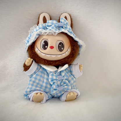 17cm Labubu Dress Up Set Outfit Changeable Costume