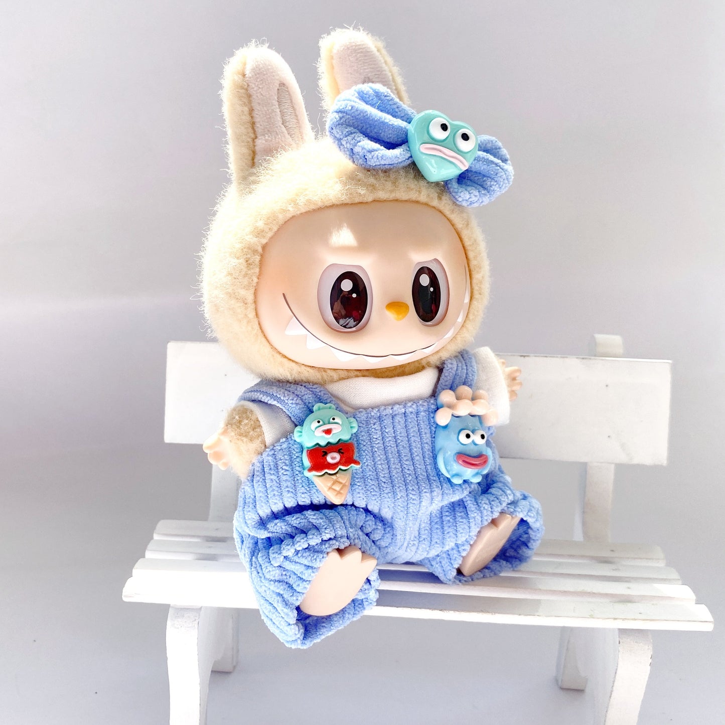 17cm Labubu Dress Up Set Outfit Changeable Costume