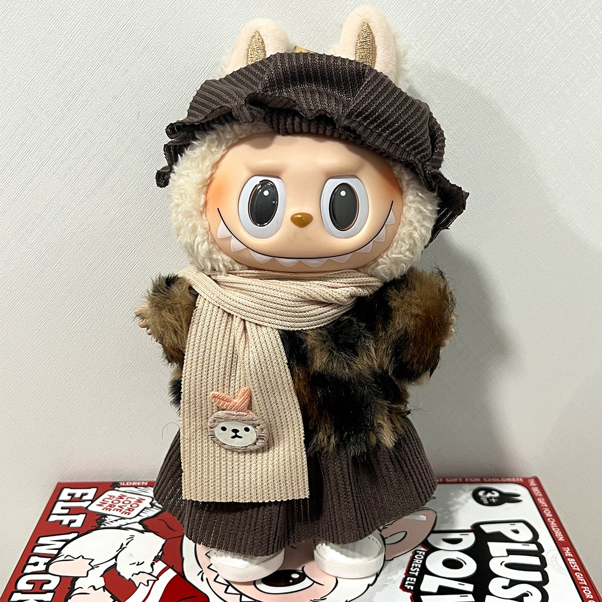 17cm Labubu Doll Clothes Outfit Dress Up Changeable Costume