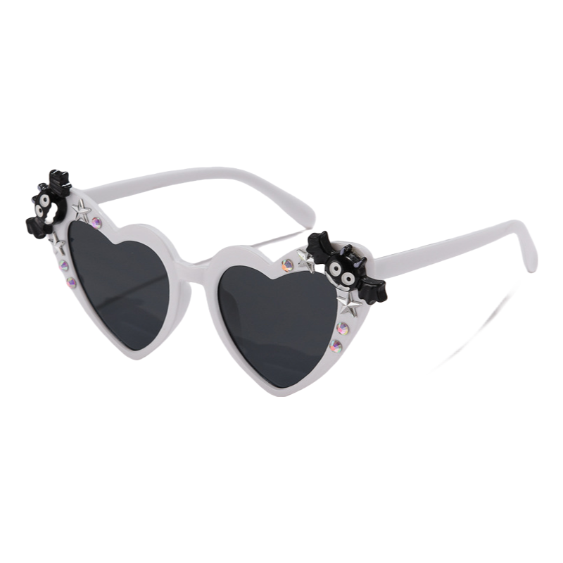Halloween Heart-Shaped Sunglasses Cute Devil Pumpkin & Skull Shades