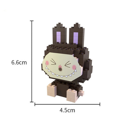 Labubu Mini Block Figure Blind Box, Educational DIY Building Toy for Kids