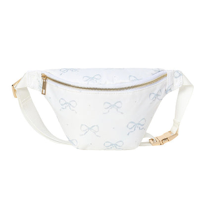 Large Nylon Kids Waist Pack with Cartoon Print Multi-Purpose Crossbody Bag