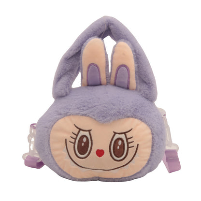 Labubu Plush Cartoon Soft & Adorable Crossbody Bag Girls