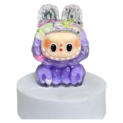 Labubu Oil-Filled Liquid Sand Figure Desk Decor Toy