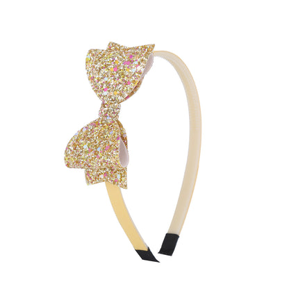 Double Layer Bow Hairband Shiny Hair Accessories Headband