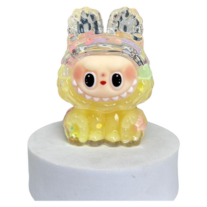 Labubu Oil-Filled Liquid Sand Figure Desk Decor Toy