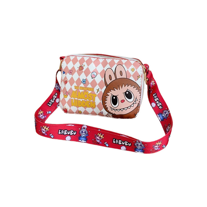 Labubu Printed Kids Crossbody Coin Purse – Lightweight Shoulder Bag for Girls & Boys