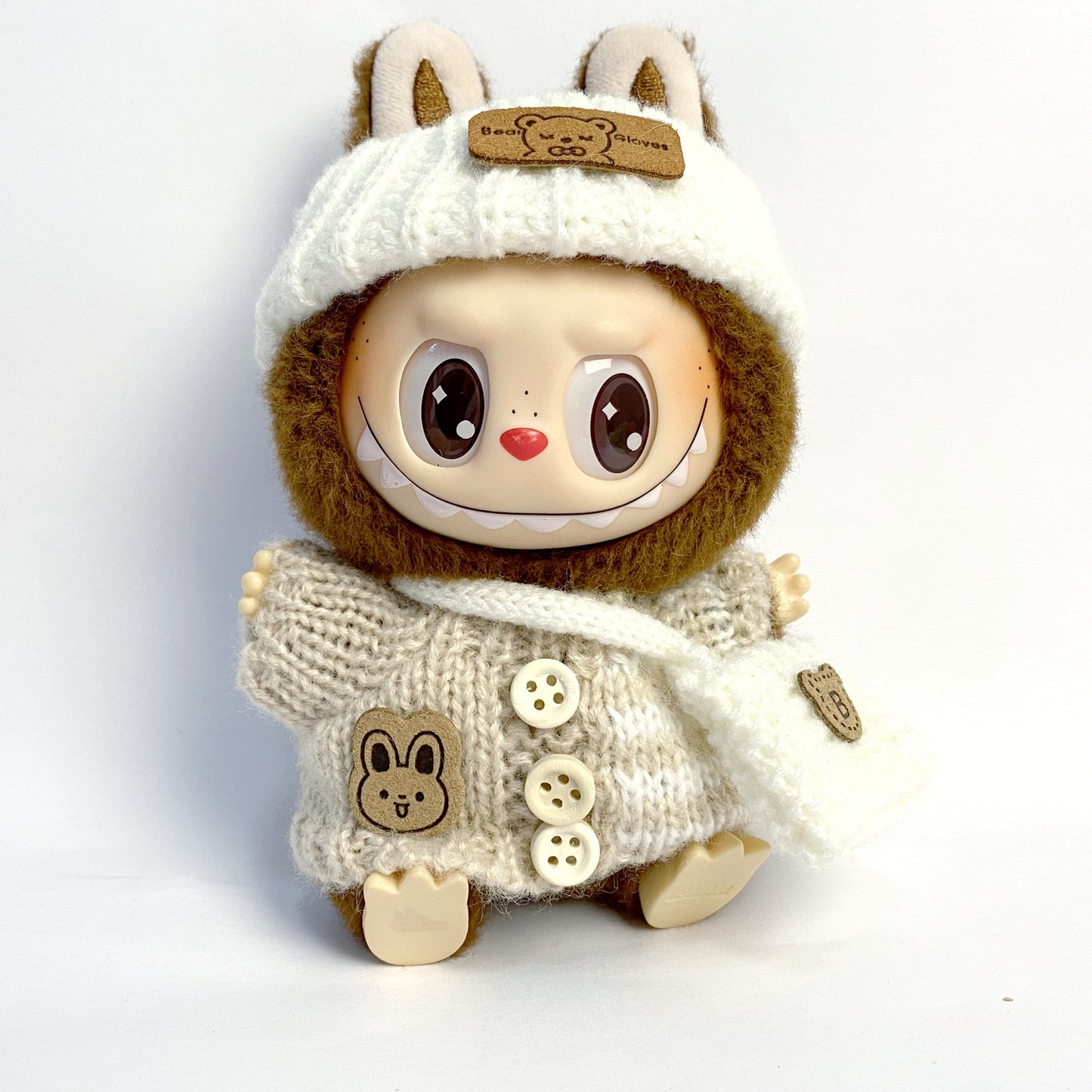 17cm Labubu Dress Up Set Outfit Changeable Costume