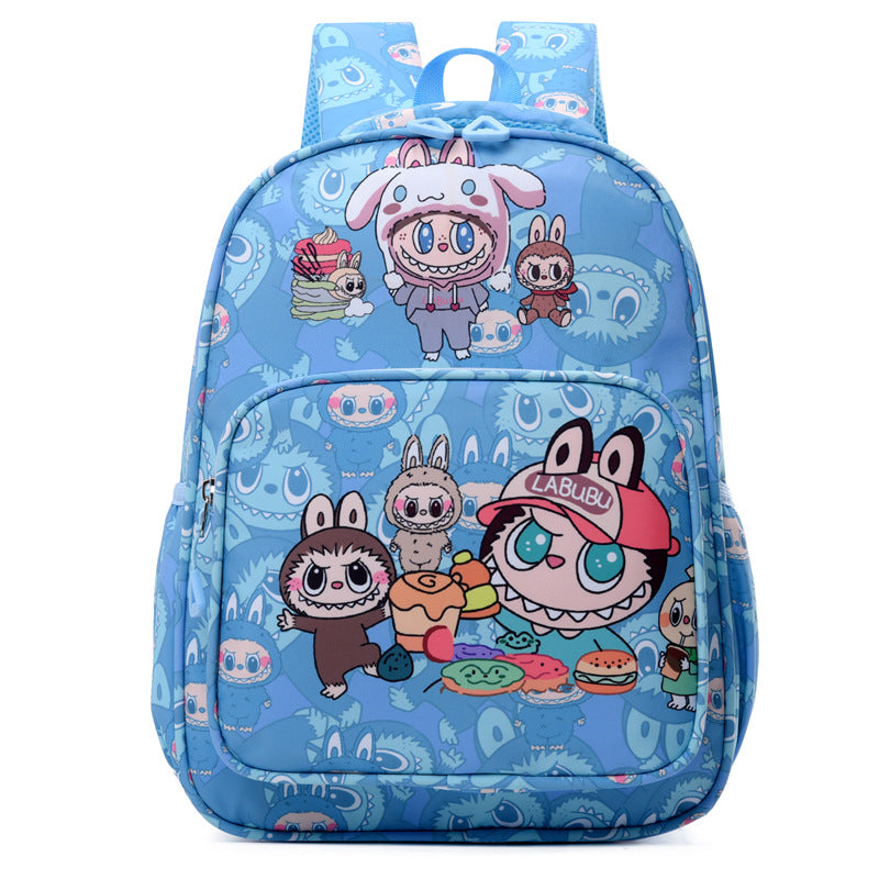 Labubu Print Trendy Large Backpack Back To School Bag 6 Colors