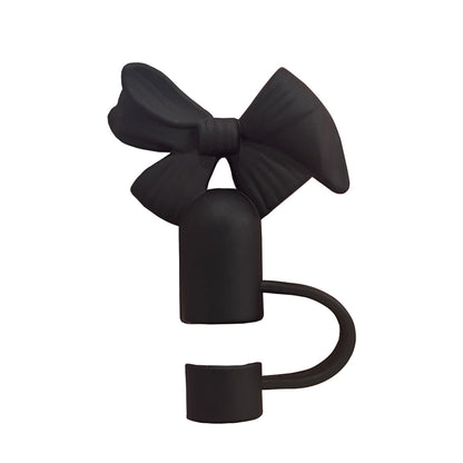 Bow Straw Topper Fits 10mm Large Tumbler Straws Cute Reusable Dust Cap