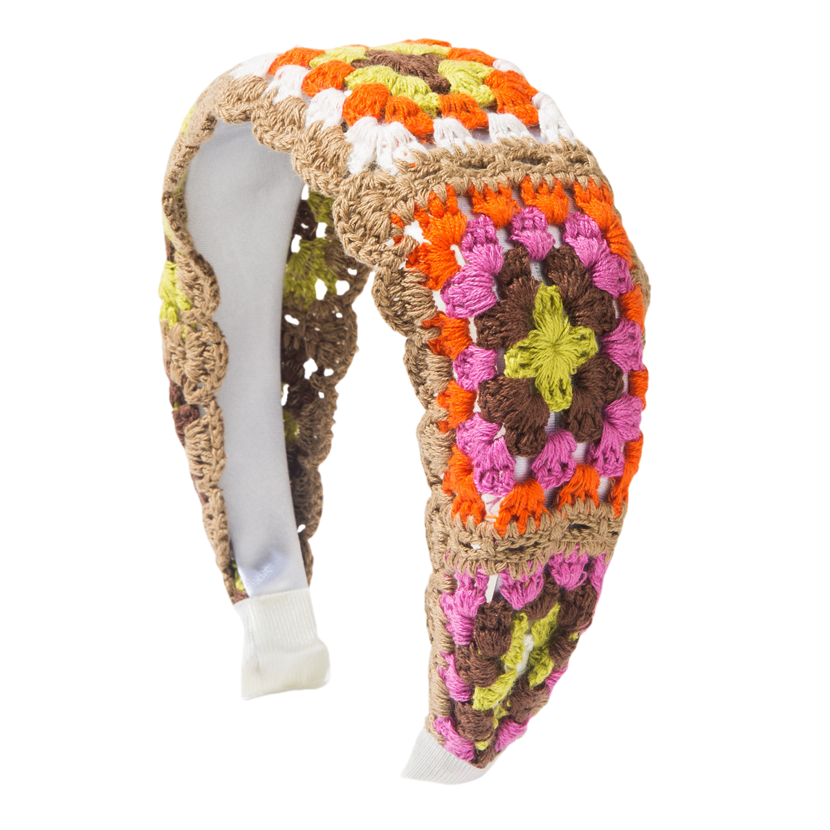Hand-Knitted Hollow Flower Headband for Women – Sweet Crochet Hair Accessory
