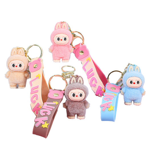 Labubu Silicone Keychain With Various Character Designs