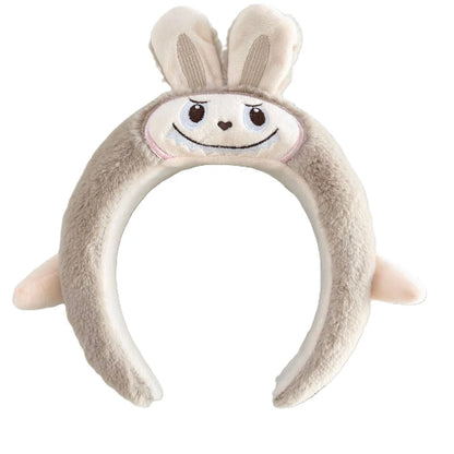 Girls Cute Accessroies Cartoon LABUBU Plush Headwear