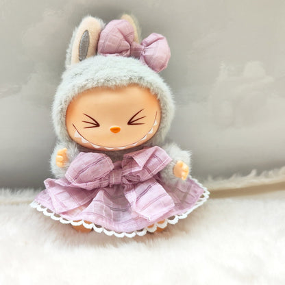 17cm Labubu Dress Up Set Outfit Changeable Costume