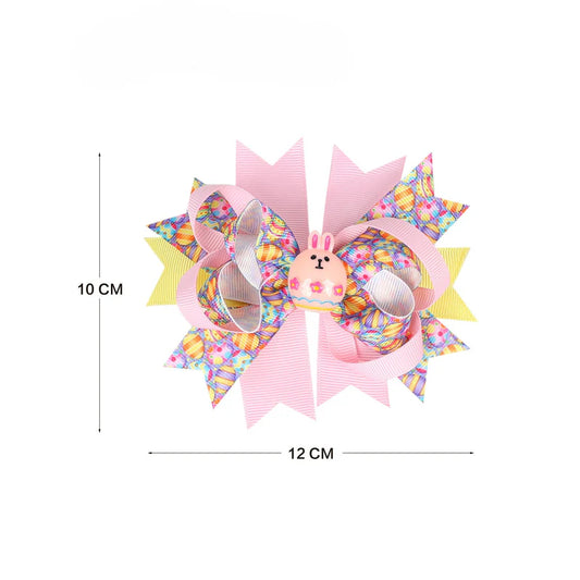 Girls Cute Duck Bunny Headwear Bow For Easter
