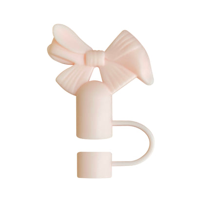 Bow Straw Topper Fits 10mm Large Tumbler Straws Cute Reusable Dust Cap