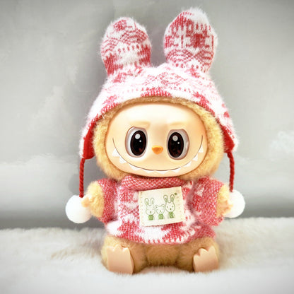 17cm Labubu Dress Up Set Outfit Changeable Costume