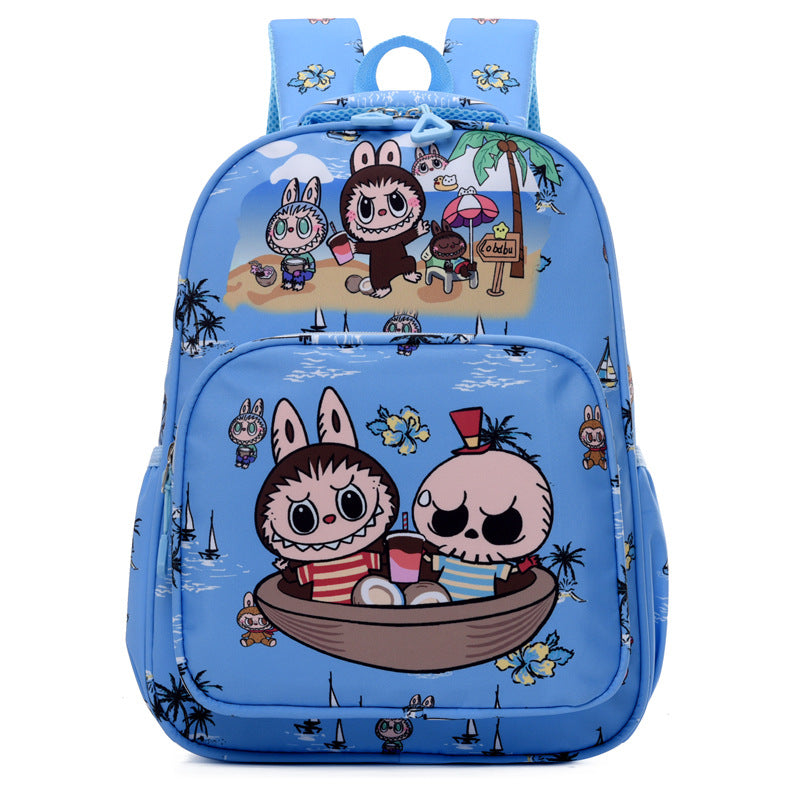 Labubu Print Trendy Large Backpack Back To School Bag 6 Colors
