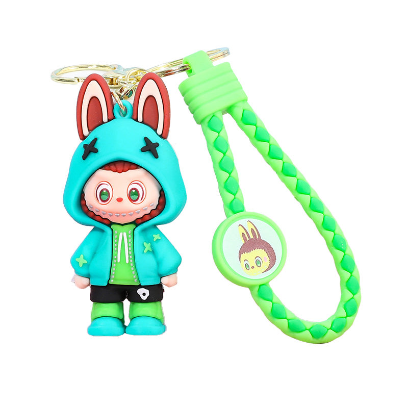 Labubu Silicone Keychain With Various Character Designs