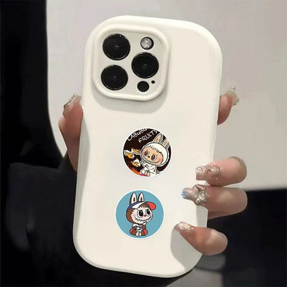 Labubu Sticker Roll Cartoon Stickers For Journaling Scrapbooking Student Decoration
