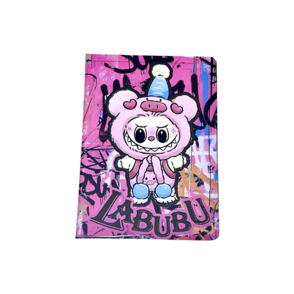 Graffiti Labubu A5 Hardcover Notebook – Cute Cartoon Journal, Office Planner & Diary