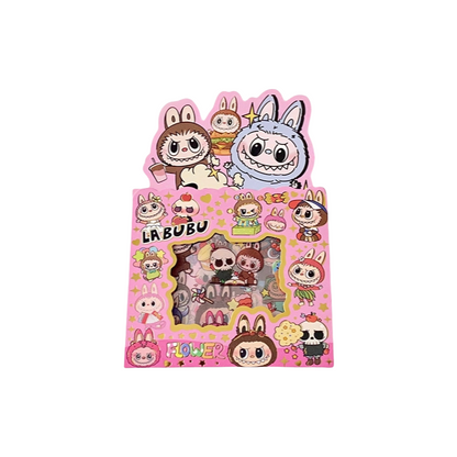 Labubu Stickers Cute Cartoon Character Decals DIY Scrapbooking & Craft Supplies