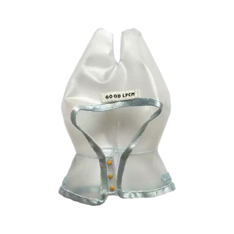 17cm Labubu Raincoat Swim Ring Skirt Changeable Costume