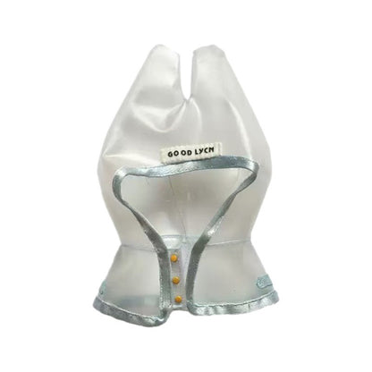 17cm Labubu Raincoat Swim Ring Skirt Changeable Costume