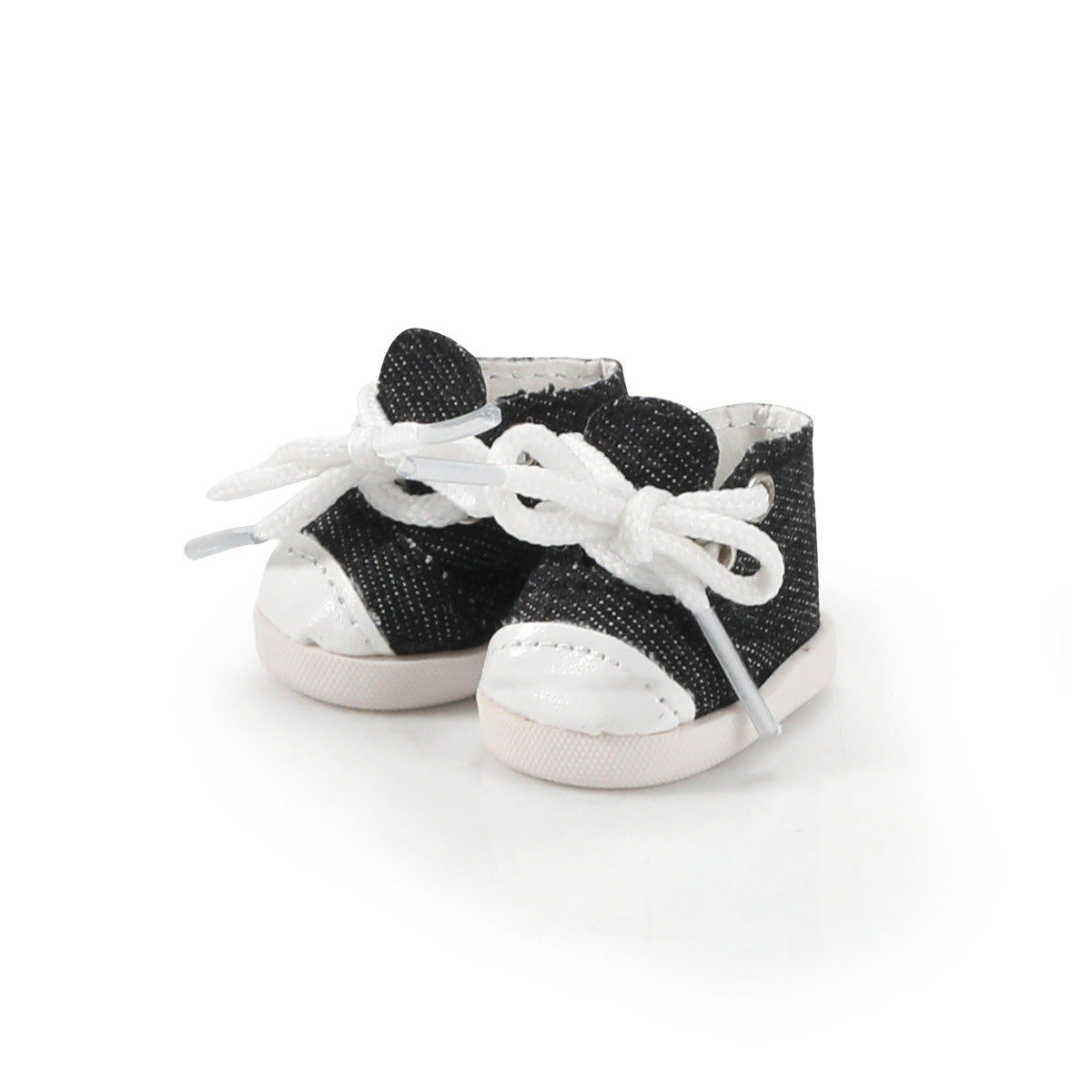 17cm Labubu Doll Lace Up Shoes Clothes Hanger Changeable