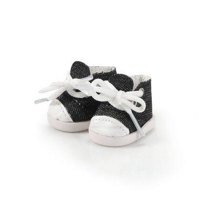 17cm Labubu Doll Lace Up Shoes Clothes Hanger Changeable