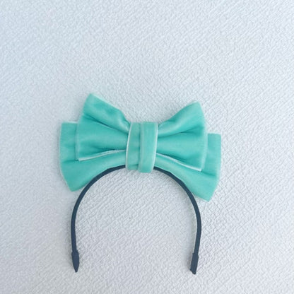 Labubu Doll Bow Velvet Headband Elegant Hair Accessories
