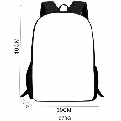 K-pop Demon Hunters Trendy Print Large Backpack Back To School Bag